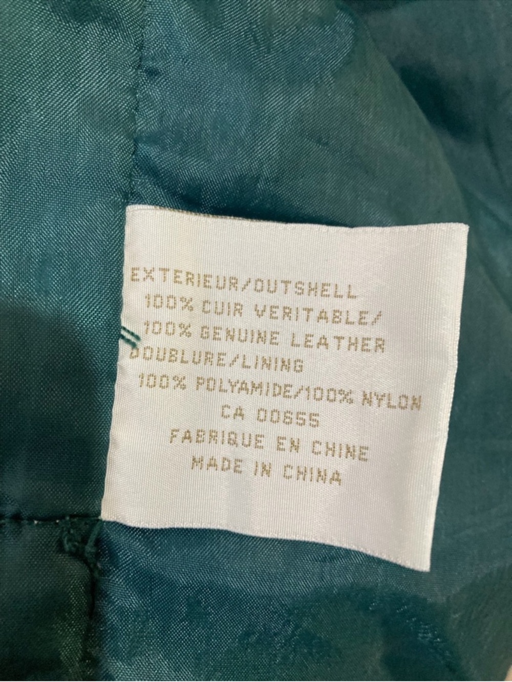 Vintage 90s Suede Leather Vest Forest Green Size Medium Loose Fit Cottagecore - Picture 9 of 10